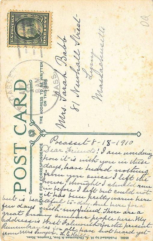 Cape Cod MA Workers Screening Cranberries Wooden Barrels Postcard