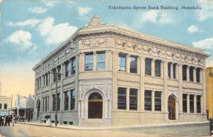 Honolulu Hawaii Yokohama Specie Bank Building Vintage Postcard AA50963