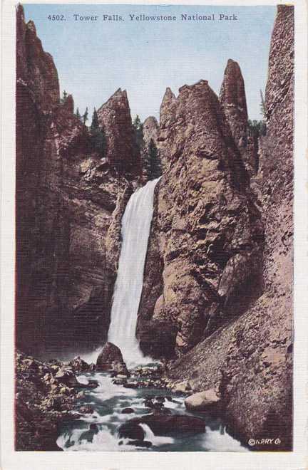 Tower Falls - Yellowstone National Park WY, Wyoming