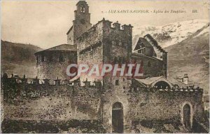 Postcard Old Luz Saint Sauveur Church Templar