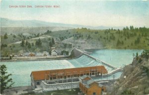 Birdseye Canyon Ferry Dam Montana C-1910 Postcard 21-3925