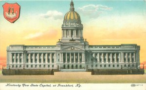 Frankfort Kentucky New State Capitol KY Seal Insert Postcard Unused