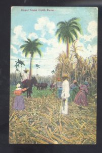 REPUBLICA DE CUBA CUBAN SUGAR FARMING FIELD VINTAGE POSTCARD