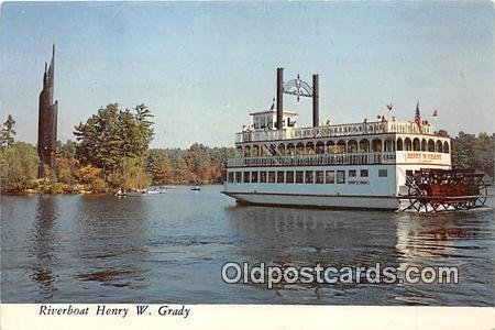 Riverboat Henry W Grady Stone Mountains, GA, USA Unused 