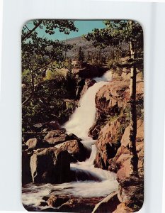 Postcard Alberta Falls below Bear Lake in Rocky Mountain National Park CO USA