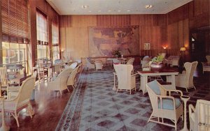 Mammoth Springs Hotel Lounge Interior Yellowstone National Park Wyoming postcard
