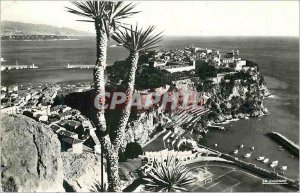 Modern Postcard The Monaco rock Cap Martin and Italy