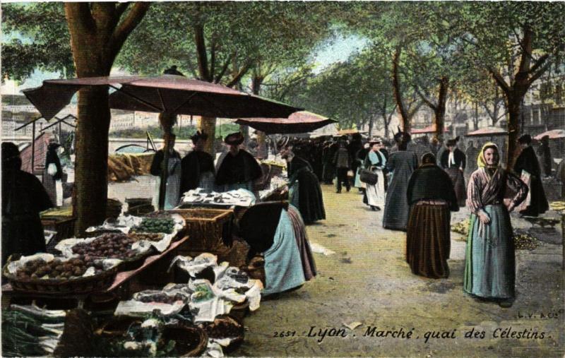 CPA LYON-Marche quai des Celestins (426667)