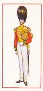 Carreras Vintage Cigarette Card Military Uniforms 1976 No 28 Bandsman 1853 Gr...