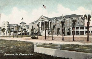 Clarendon Inn, Seabreeze, Florida, Very Early Postcard, Unused
