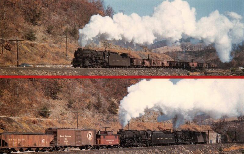 BRIMSTONE 35 SHAY LOCO-NEW RIVER TN-BUILT BY LIMA LOCOMOTIVE~RAILROAD POSTCARD