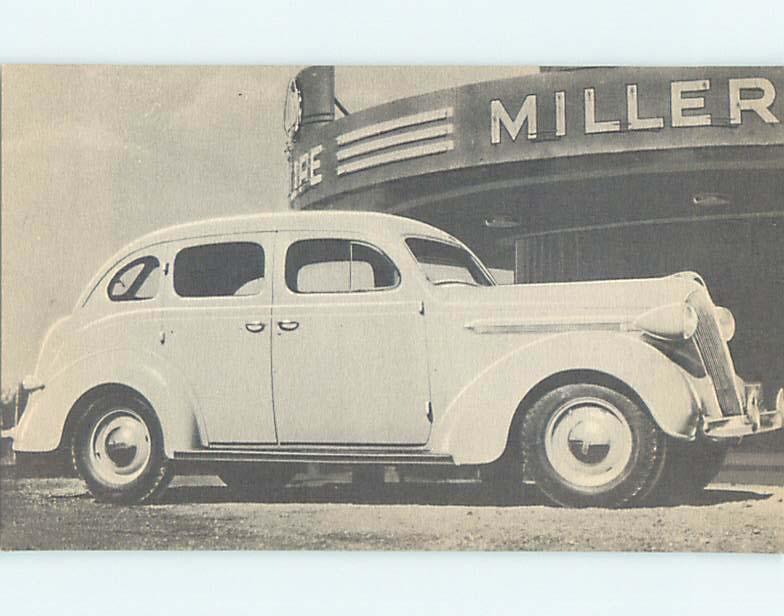 old postcard 1940's STYLE CAR o8559-23