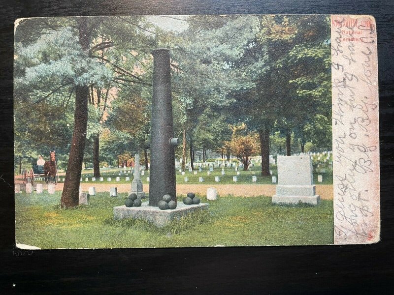 Vintage Postcard 1901-1907 National Cemetery Washington, D.C.