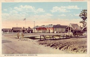 AN INFIRMARY, CAMP HANCOCK, AUGUSTA, GA passed by censor, photo by Farrar's