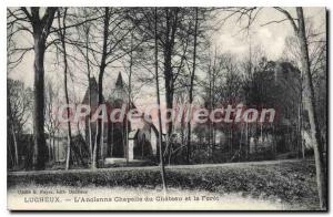 Old Postcard Lucheux The former Chapel of the Chateau and the Foret