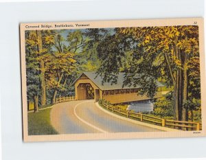 Postcard Covered Bridge, Brattleboro, Vermont