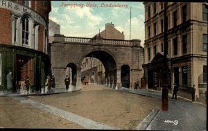 Londonderry Ireland Ferryquay Gate c1910 Vintage Postcard