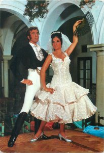 Postcard ethnic spanish wedding dance type Luis Alonso wedding