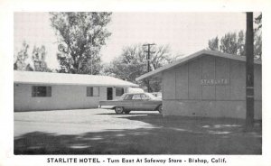 Bishop California Starlite Motel Vintage Postcard AA31027