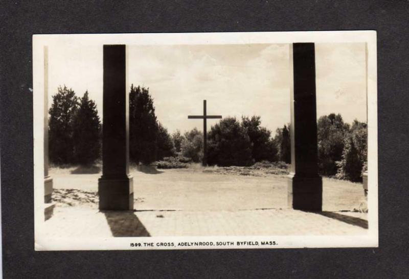 MA The Cross Adelynrood South Byfield Massachusetts Postcard Real Photo RPPC
