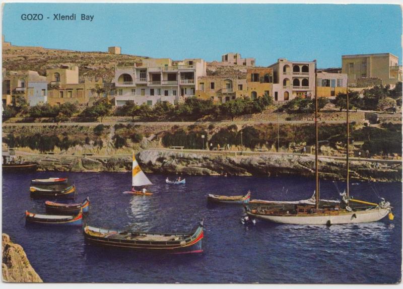 GOZO, Xlendi Bay, MALTA, unused Postcard