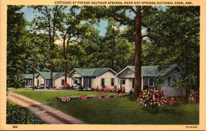 Arkansas Cottages At Potash Sulphur Springs Near Hot Springs Curteich