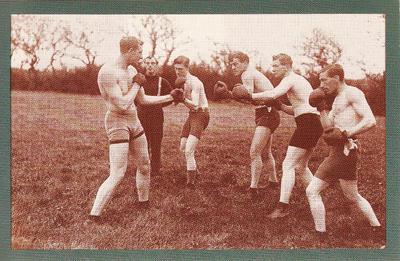 Boxing Postcard Boxer Bombadier Billy Wells Heavyweight N...