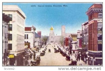 Capitol Avenue, Cheyenne, Wyoming, 1910-20s