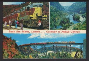 Ontario MultiView SAULT STE. MARIE Gateway to Agawa Canyon, Trains ~ Cont'l
