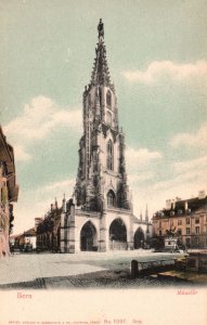 Postcard 1910's Bern Munster Cathedral Minster Church Switzerland Religious