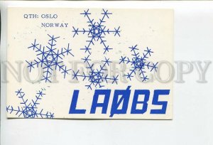 462901 1978 year Norway Oslo radio QSL card