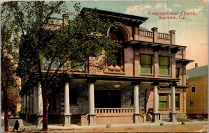 California Stockton Congregational Church 1921