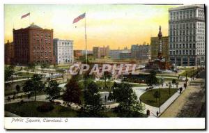 Old Postcard Public Square Cleveland