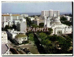 Postcard Modern L & # 39Avenue From THE Senegal Republic