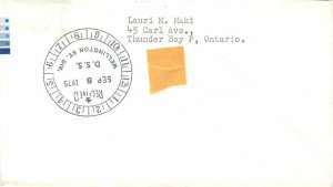 Entier Postal Stationery Postal Canada Thunder Bay
