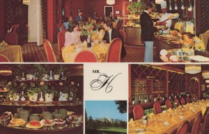 Mr H Restaurant Beverly Hills California USA Postcard