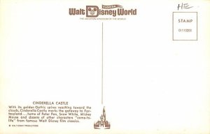 Cinderella Castle fantasyland Disneyland, CA, USA Disney Unused 