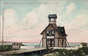 Pensacola FL Santa Rosa Island US Life Saving Station, USCG Florida 1907-10