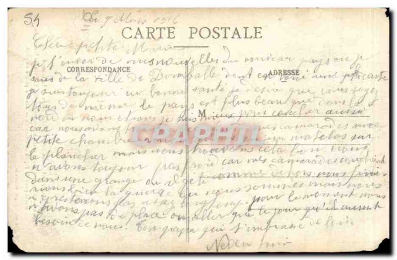 Dombasle - sur Meurthe - Freedom Square - Old Postcard