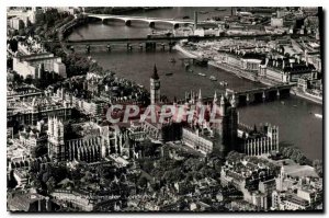 Modern Postcard The Thames at Westminster London