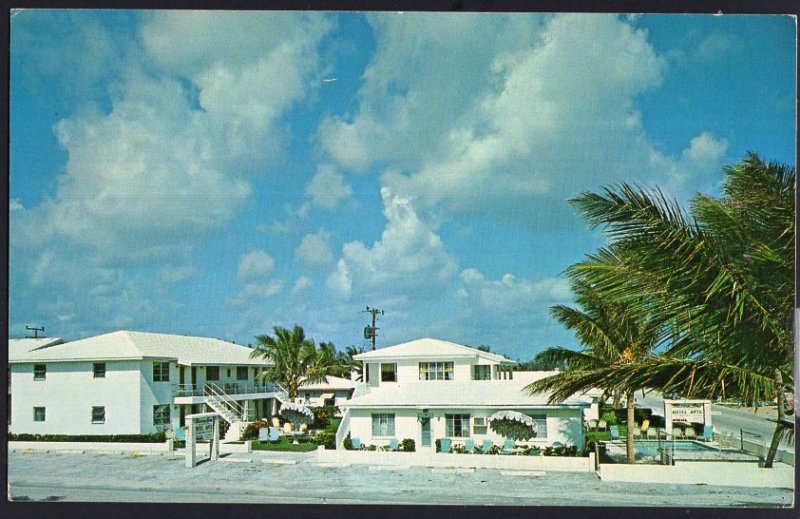 Florida RIVIERA BEACH Blossom Lane Motel Apts., 101 Blossom Lane 1950s-1970s