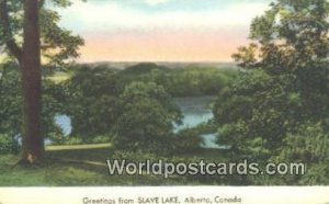 Slave Lake Alberta Canada Postal Used Unknown 