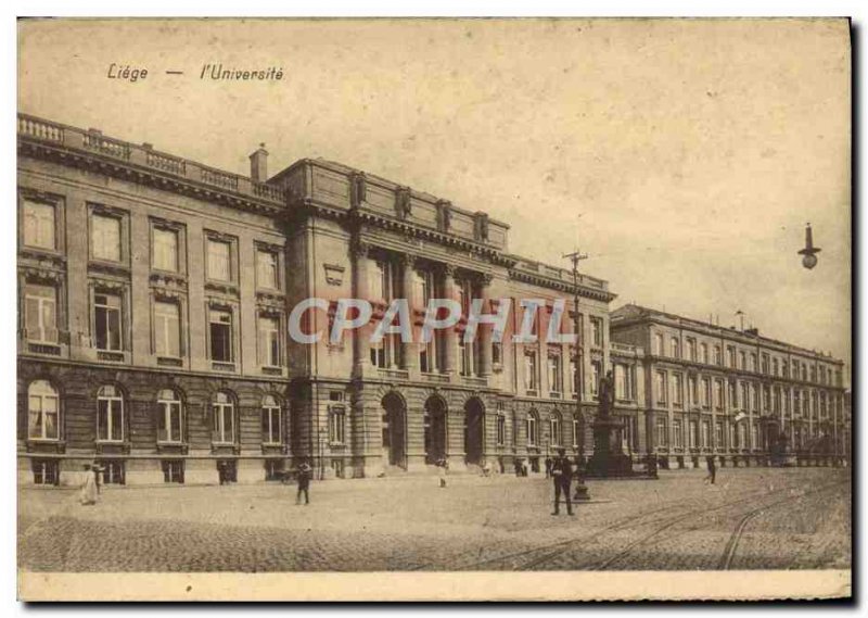 Old Postcard Liege L & # 39Universite