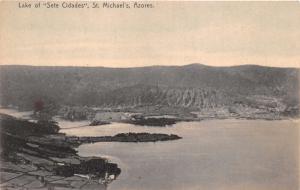 ST MICHAELS AZORES PORTUGAL LAKE OF SETE CIDADES~PHOTO POSTCARD