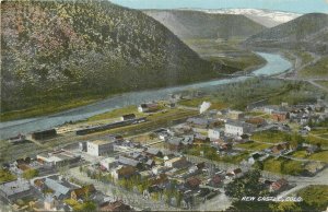 1911 New Castle Colorado Aerial View New Castle Pharmacy Postcard 25-973
