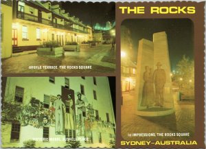 postcard Australia Sydney - The Rocks  -1st Impressions, Argyle Terrace Bushell