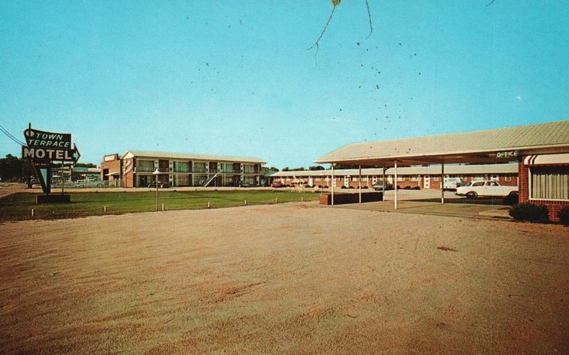 Vintage Postcard Town Terrace Motel & Restaurant Eufaula Alabama S.C. Early Pub.