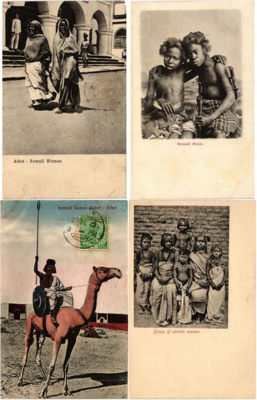 SOMALIA AFRICA 27 AFRIQUE CPA Vintage Postcards 1900-1920 period