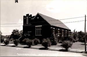 RPPC View of Congregational Church, Osseo WI Vintage Postcard V62