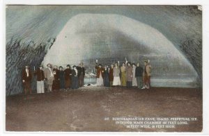 Subterranean Ice Cave Main Chamber Idaho 1910c postcard